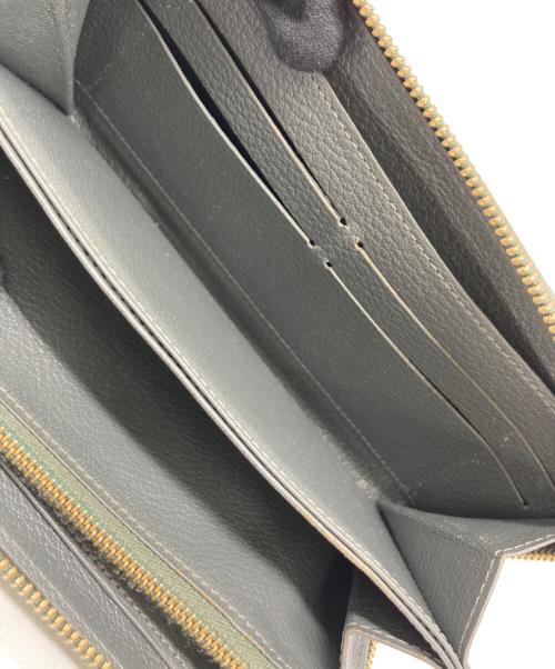 LOUIS VUITTON（ルイ ヴィトン）LOUIS VUITTON (ルイ ヴィトン) ラウンドファスナー財布 グリーンの古着・服飾アイテム