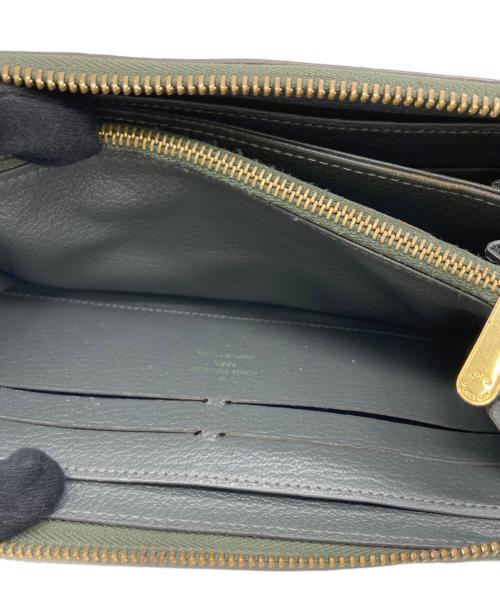 LOUIS VUITTON（ルイ ヴィトン）LOUIS VUITTON (ルイ ヴィトン) ラウンドファスナー財布 グリーンの古着・服飾アイテム