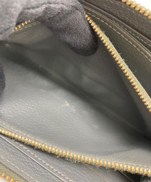 LOUIS VUITTON（ルイ ヴィトン）LOUIS VUITTON (ルイ ヴィトン) ラウンドファスナー財布 グリーンの古着・服飾アイテム