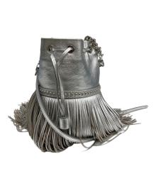J&M DAVIDSON（ジェイ＆エム デヴィッドソン）の古着「ショルダーバッグ」｜シルバー