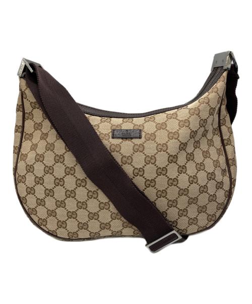 GUCCI（グッチ）GUCCI (グッチ) ショルダーバッグ ベージュ・ブラウンの古着・服飾アイテム