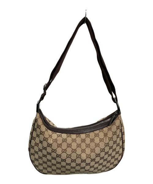 GUCCI（グッチ）GUCCI (グッチ) ショルダーバッグ ベージュ・ブラウンの古着・服飾アイテム