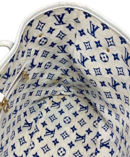 LOUIS VUITTON（ルイ ヴィトン）LOUIS VUITTON (ルイ ヴィトン) ネヴァーフル MM ブルー・ホワイトの古着・服飾アイテム