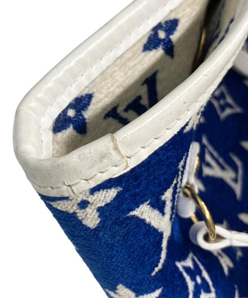 LOUIS VUITTON（ルイ ヴィトン）LOUIS VUITTON (ルイ ヴィトン) ネヴァーフル MM ブルー・ホワイトの古着・服飾アイテム