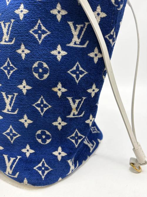LOUIS VUITTON（ルイ ヴィトン）LOUIS VUITTON (ルイ ヴィトン) ネヴァーフル MM ブルー・ホワイトの古着・服飾アイテム