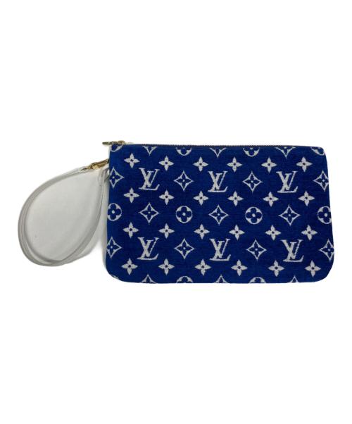 LOUIS VUITTON（ルイ ヴィトン）LOUIS VUITTON (ルイ ヴィトン) ネヴァーフル MM ブルー・ホワイトの古着・服飾アイテム