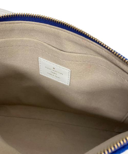 LOUIS VUITTON（ルイ ヴィトン）LOUIS VUITTON (ルイ ヴィトン) ネヴァーフル MM ブルー・ホワイトの古着・服飾アイテム