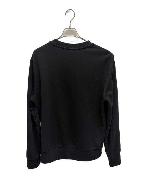 MONCLER（モンクレール）MONCLER (モンクレール) Blurred logo sweatshirt ブラック サイズ:Mの古着・服飾アイテム