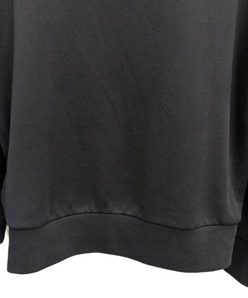MONCLER（モンクレール）MONCLER (モンクレール) Blurred logo sweatshirt ブラック サイズ:Mの古着・服飾アイテム