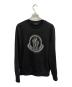 MONCLER（モンクレール）の古着「Blurred logo sweatshirt」｜ブラック