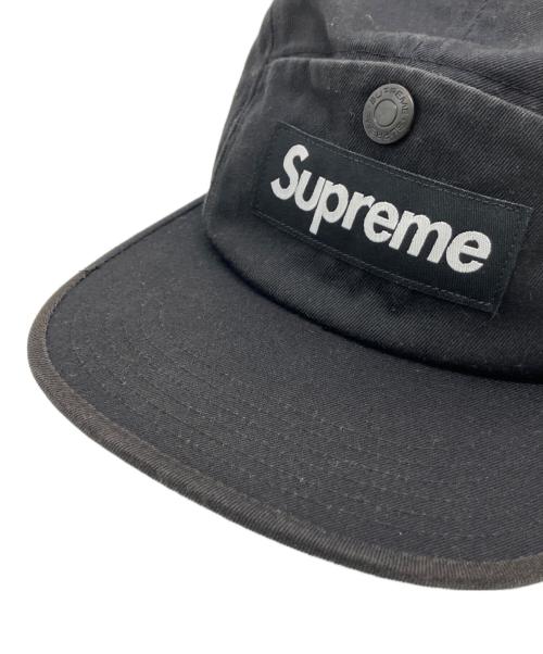 SUPREME（シュプリーム）SUPREME (シュプリーム) キャップ ブラックの古着・服飾アイテム