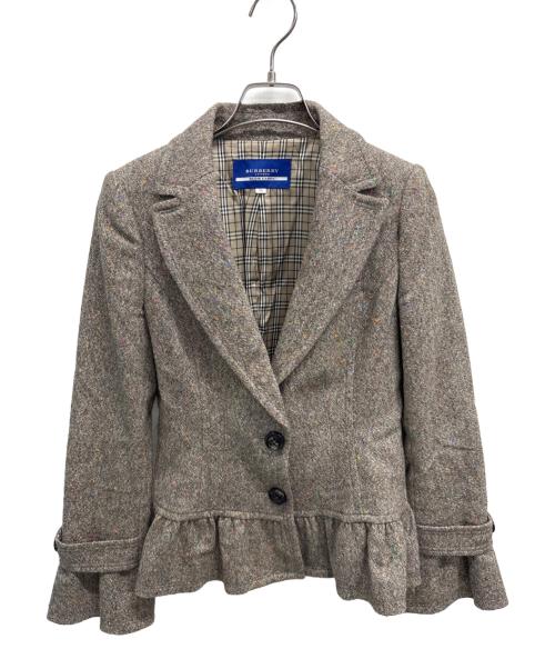 BURBERRY BLUE LABEL（バーバリー ブルー レーベル）BURBERRY BLUE LABEL (バーバリー ブルー レーベル) ジャケット ブラウン サイズ:	SIZE 38の古着・服飾アイテム