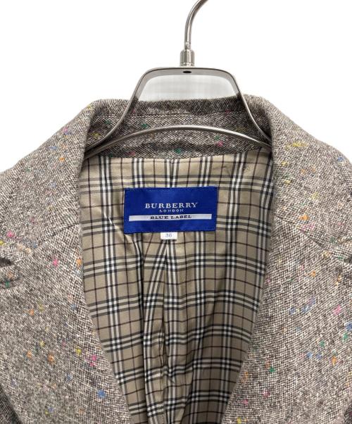 BURBERRY BLUE LABEL（バーバリー ブルー レーベル）BURBERRY BLUE LABEL (バーバリー ブルー レーベル) ジャケット ブラウン サイズ:	SIZE 38の古着・服飾アイテム