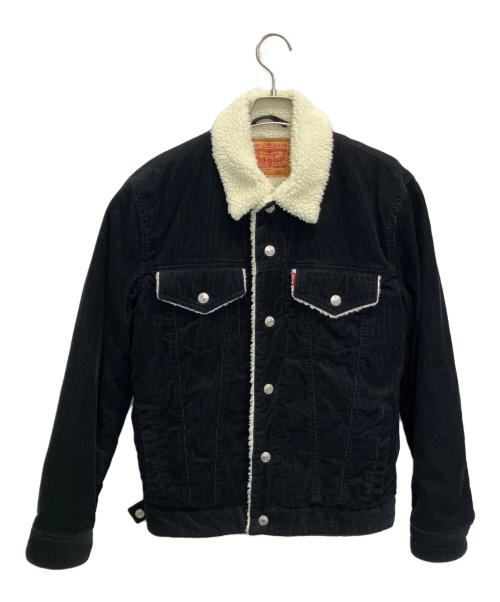 LEVI'S（リーバイス）LEVI'S (リーバイス) 裏ボアコーデュロイジャケット ブラック サイズ:SIZE　Lの古着・服飾アイテム