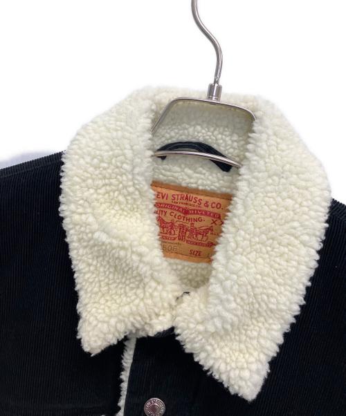 LEVI'S（リーバイス）LEVI'S (リーバイス) 裏ボアコーデュロイジャケット ブラック サイズ:SIZE　Lの古着・服飾アイテム
