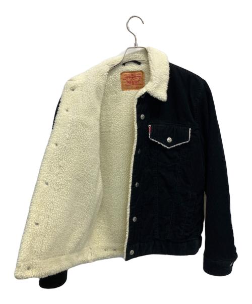 LEVI'S（リーバイス）LEVI'S (リーバイス) 裏ボアコーデュロイジャケット ブラック サイズ:SIZE　Lの古着・服飾アイテム