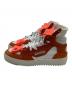 OFFWHITE (オフホワイト) White & Orange Off Court 3.0 High Sneakers ブラウン×ホワイト サイズ:SIZE40(EU)：18000円