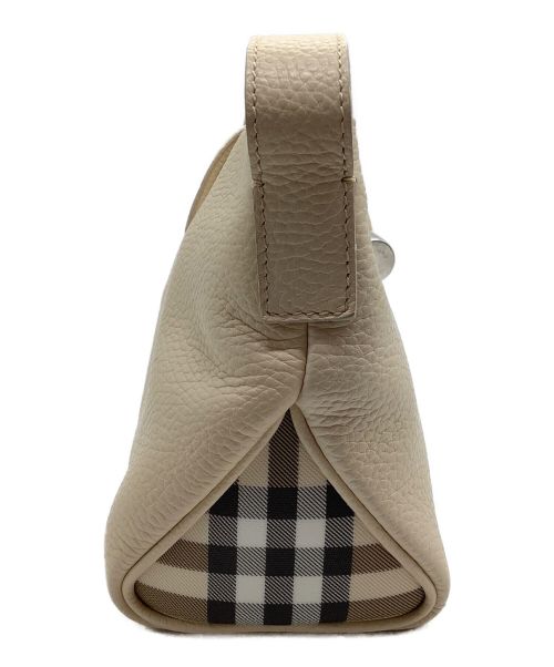 BURBERRY LONDON（バーバリーロンドン）BURBERRY LONDON (バーバリー ロンドン) ワンショルダーバッグ アイボリーの古着・服飾アイテム