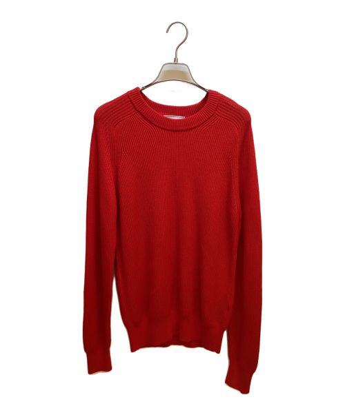 AMI Alexandre Mattiussi（アミアレクサンドルマテュッシ）AMI Alexandre Mattiussi (アミ アレクサンドル マテュッシ) ニット レッド サイズ:SIZE Sの古着・服飾アイテム