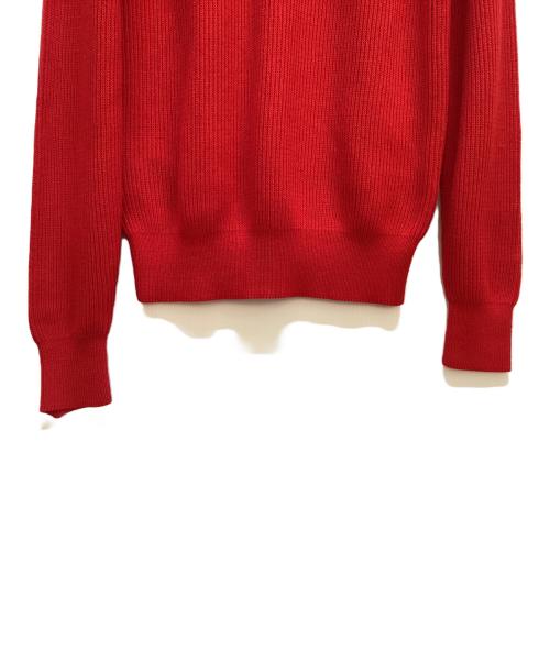 AMI Alexandre Mattiussi（アミアレクサンドルマテュッシ）AMI Alexandre Mattiussi (アミ アレクサンドル マテュッシ) ニット レッド サイズ:SIZE Sの古着・服飾アイテム
