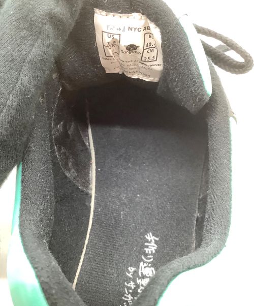 Sangacio（サンガッチョ）Sangacio (サンガッチョ) にゅ NYC AQUA ライトグリーン サイズ:25.5cmの古着・服飾アイテム
