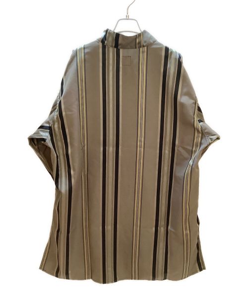 AiE（エーアイイー）AiE (エーアイイー) プルオーバーシャツ ベージュ×カーキ サイズ:Sの古着・服飾アイテム