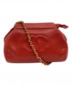 CHANELシャネル）の古着「ショルダーバッグ」｜レッド