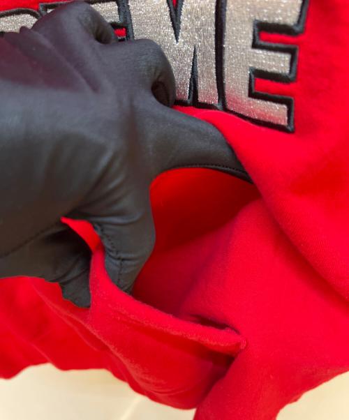 SUPREME（シュプリーム）SUPREME (シュプリーム) パーカー/2019 SS Blockbuster Hooded Sweatshirt レッド サイズ:Lの古着・服飾アイテム