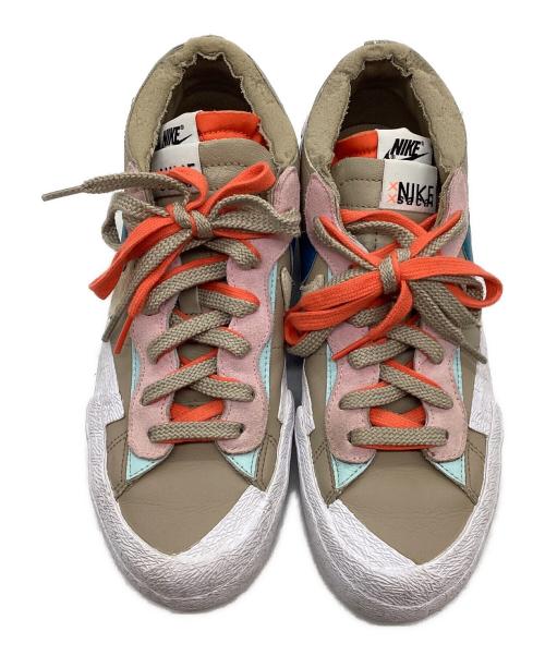 NIKE（ナイキ）NIKE (ナイキ) sacai (サカイ) スニーカー ベージュ×ホワイト サイズ:26.5cmの古着・服飾アイテム
