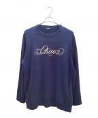 UNDERCOVERアンダーカバー）の古着「オーバーサイズトレーナー」｜ネイビー