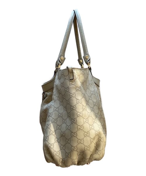 GUCCI（グッチ）GUCCI (グッチ) ハンドバッグ ベージュの古着・服飾アイテム