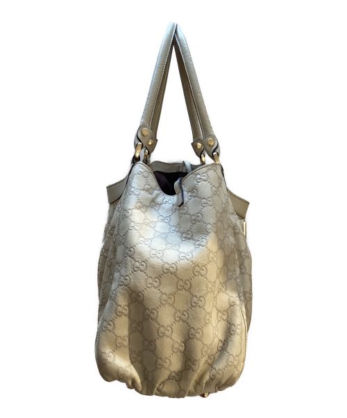 GUCCI（グッチ）GUCCI (グッチ) ハンドバッグ ベージュの古着・服飾アイテム