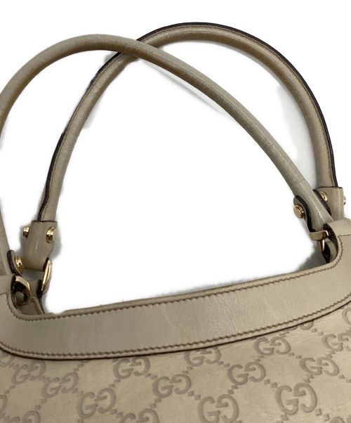 GUCCI（グッチ）GUCCI (グッチ) ハンドバッグ ベージュの古着・服飾アイテム