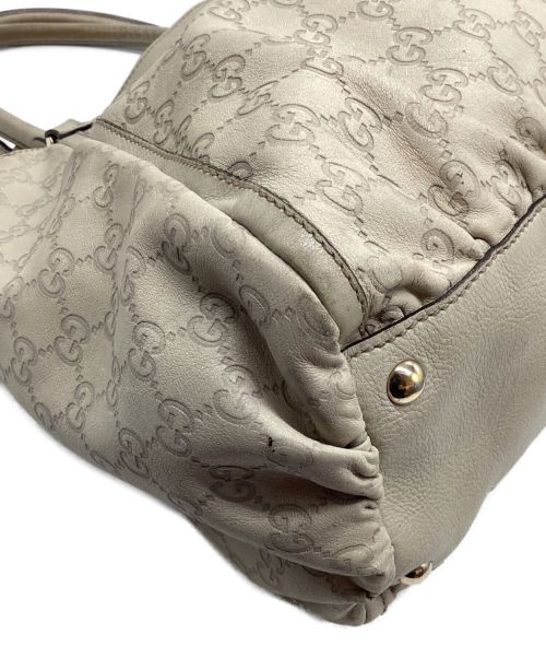 GUCCI（グッチ）GUCCI (グッチ) ハンドバッグ ベージュの古着・服飾アイテム