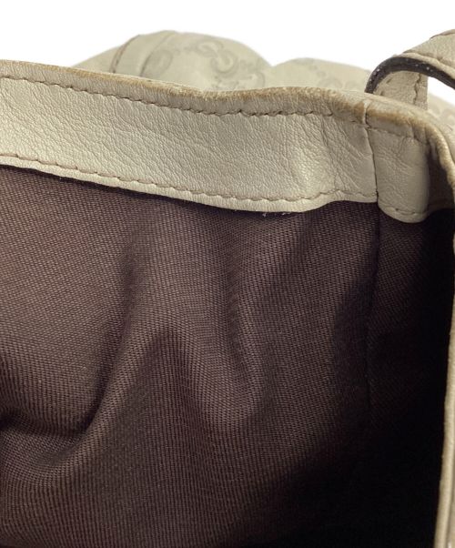 GUCCI（グッチ）GUCCI (グッチ) ハンドバッグ ベージュの古着・服飾アイテム
