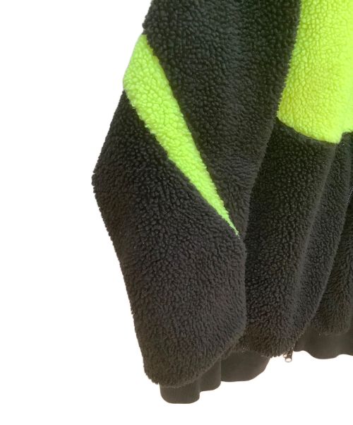 NIKE（ナイキ）NIKE (ナイキ) フリースジャケット ブラック×イエロー サイズ:Mの古着・服飾アイテム