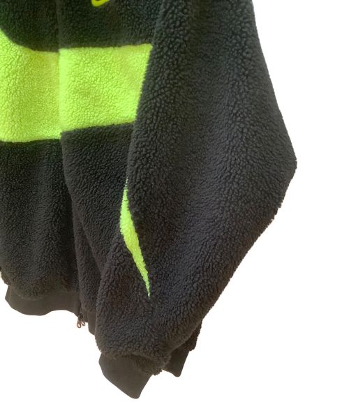 NIKE（ナイキ）NIKE (ナイキ) フリースジャケット ブラック×イエロー サイズ:Mの古着・服飾アイテム