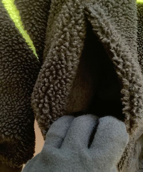 NIKE（ナイキ）NIKE (ナイキ) フリースジャケット ブラック×イエロー サイズ:Mの古着・服飾アイテム