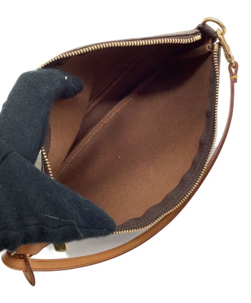 LOUIS VUITTON（ルイ ヴィトン）LOUIS VUITTON (ルイ ヴィトン)  ポシェット アクセソワール/モノグラム・グラフティ ブラウン×グリーンの古着・服飾アイテム