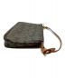 中古・古着 LOUIS VUITTON (ルイ ヴィトン)  ポシェット アクセソワール/モノグラム・グラフティ ブラウン×グリーン：110000円