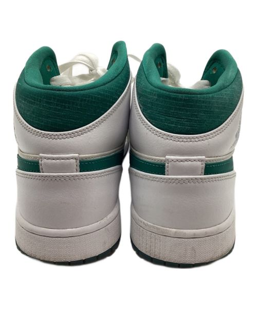 NIKE（ナイキ）NIKE (ナイキ) AIR JORDAN 1 MID WHITE MYSTIC GREEN ホワイト×グリーン サイズ:28.5の古着・服飾アイテム