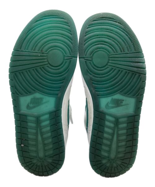 NIKE（ナイキ）NIKE (ナイキ) AIR JORDAN 1 MID WHITE MYSTIC GREEN ホワイト×グリーン サイズ:28.5の古着・服飾アイテム