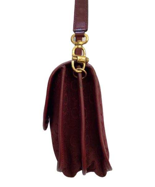 CELINE DIFFSION（セリーヌ ディフュージョン）CELINE DIFFSION (セリーヌ ディフュージョン) ショルダーバッグ ボルドーの古着・服飾アイテム