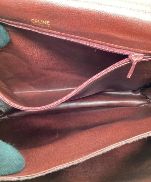 CELINE DIFFSION（セリーヌ ディフュージョン）CELINE DIFFSION (セリーヌ ディフュージョン) ショルダーバッグ ボルドーの古着・服飾アイテム