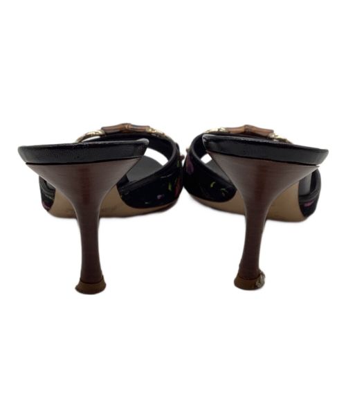 GUCCI（グッチ）GUCCI (グッチ) サンダル ブラック サイズ:6 1/2の古着・服飾アイテム