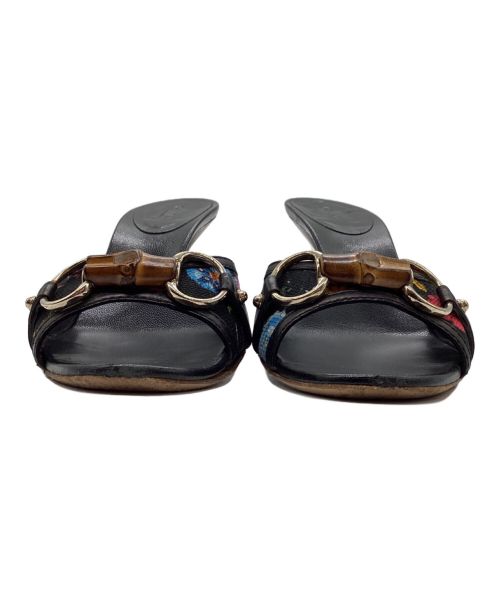 GUCCI（グッチ）GUCCI (グッチ) サンダル ブラック サイズ:6 1/2の古着・服飾アイテム