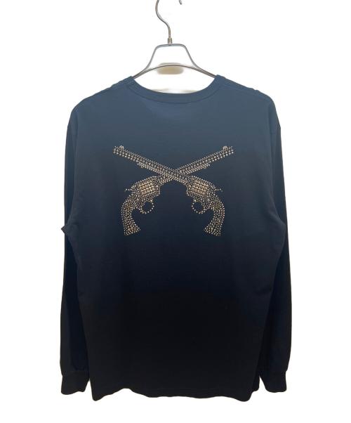 roarguns（ロアーガンズ）roarguns (ロアーガンズ) 長袖カットソー ブラック サイズ:4の古着・服飾アイテム