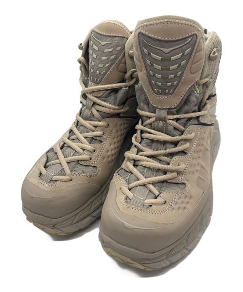 HOKAONEONE（ホカオネオネ）HOKAONEONE (ホカオネオネ) トレッキングシューズ ベージュ サイズ:27.5の古着・服飾アイテム