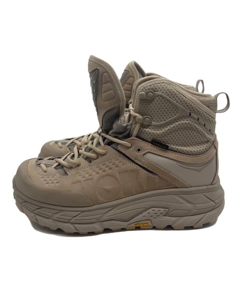 HOKAONEONE（ホカオネオネ）HOKAONEONE (ホカオネオネ) トレッキングシューズ ベージュ サイズ:27.5の古着・服飾アイテム