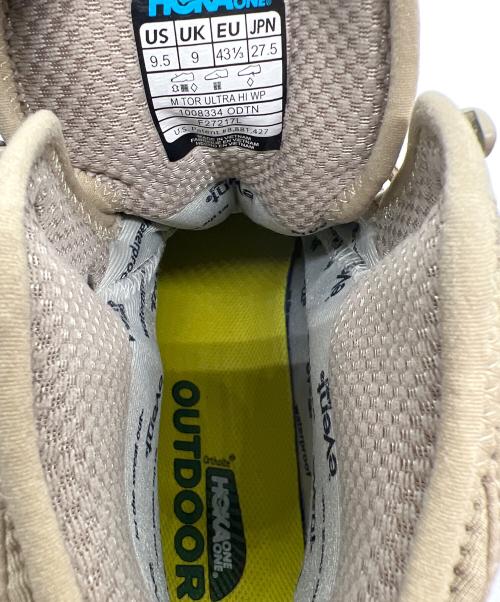 HOKAONEONE（ホカオネオネ）HOKAONEONE (ホカオネオネ) トレッキングシューズ ベージュ サイズ:27.5の古着・服飾アイテム